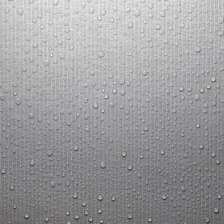 ROMA High Tech Textiles Close-up textile screen with water drops